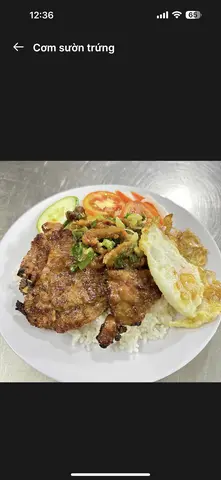 Hình ảnh Cơm sườn trứng