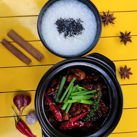 Hình ảnh Cháo ếch - cháo mè
