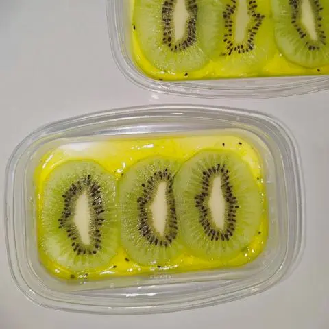 Hình ảnh panna cotta kiwi