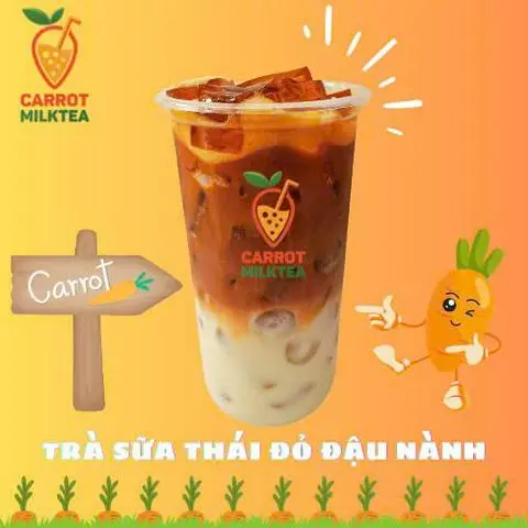 Hình ảnh Trà sữa Thái đậu nành - đỏ
