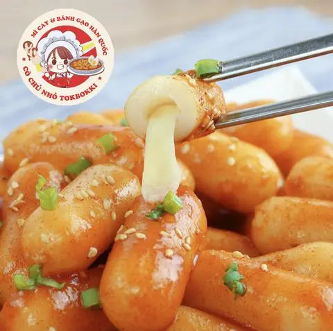 Hình ảnh Tokbokki NHÂN PHÔ MAI Mực