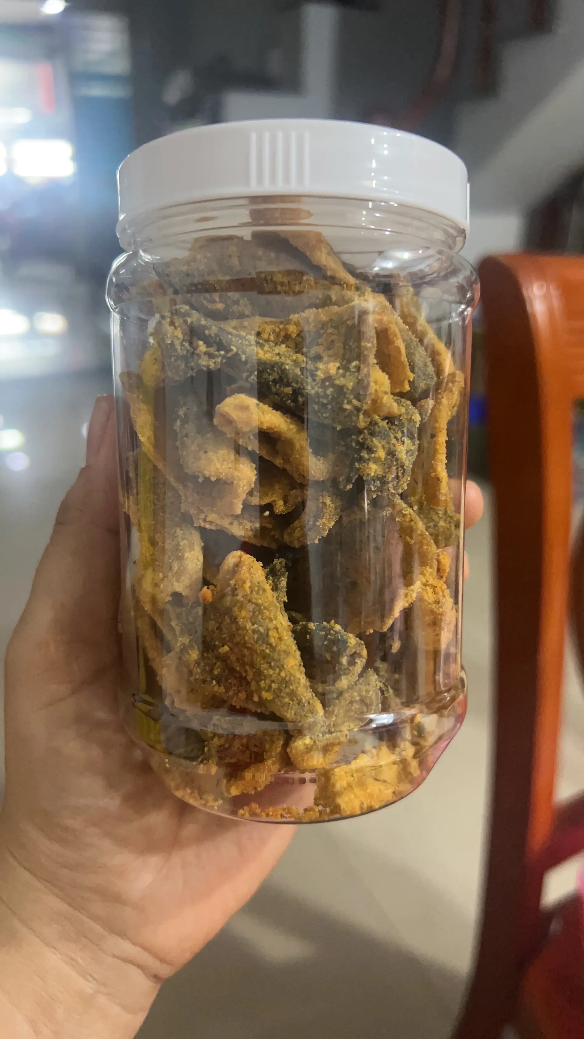Hình ảnh da cá hồi lắc trứng muối