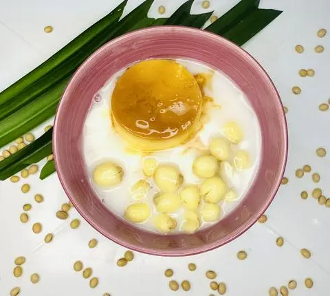 Hình ảnh Tàu hũ bánh flan hạt sen