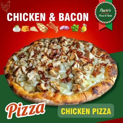 Hình ảnh Pizza Gà & Ba Rọi Xông Khói | Chicken & Bacon Pizza