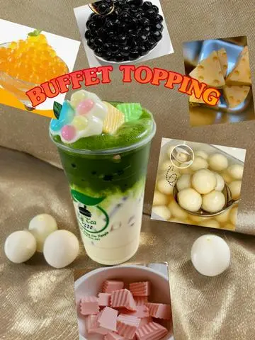 Hình ảnh Trà sữa matcha full topping