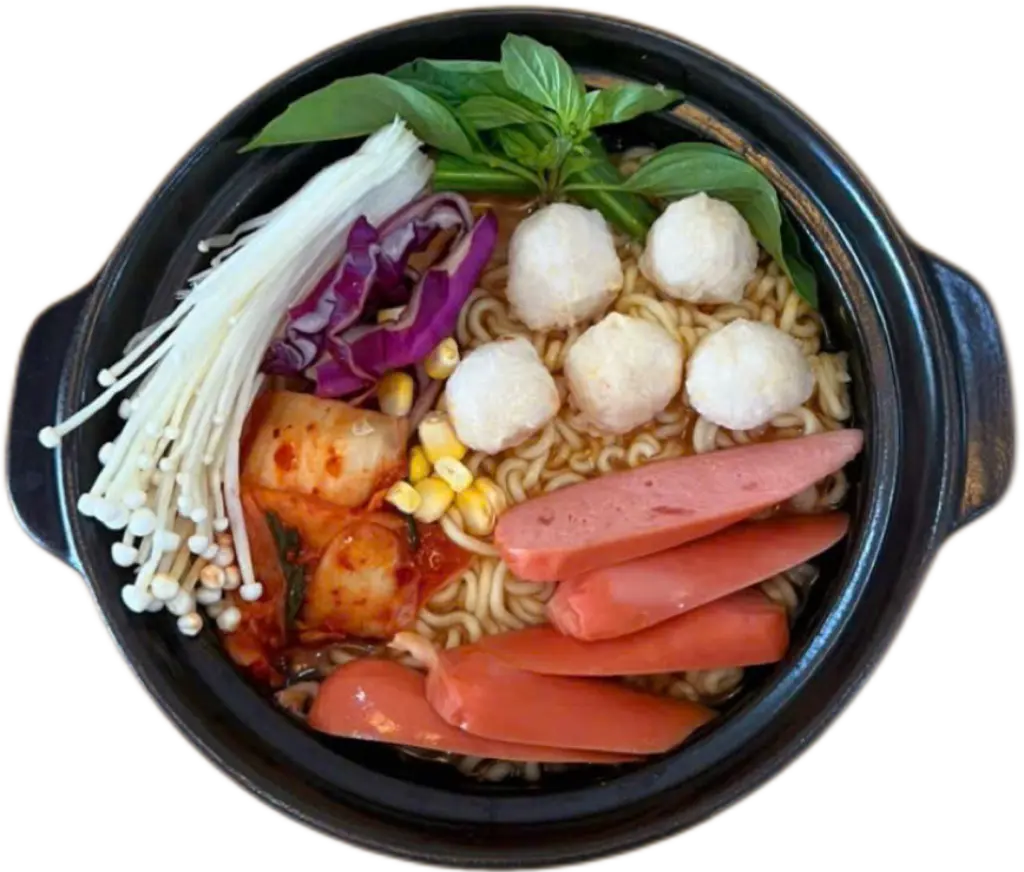 Hình ảnh Mì Kim Chi Cá Viên Xúc Xích