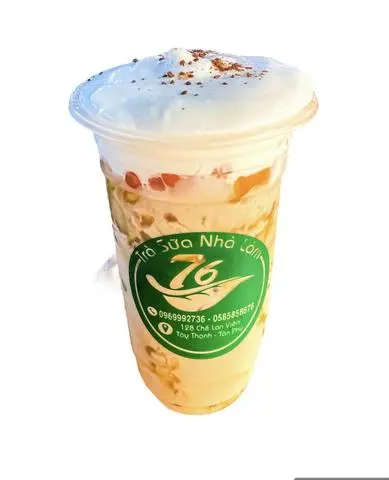 Hình ảnh Trà sữa kem Machiato Full topping