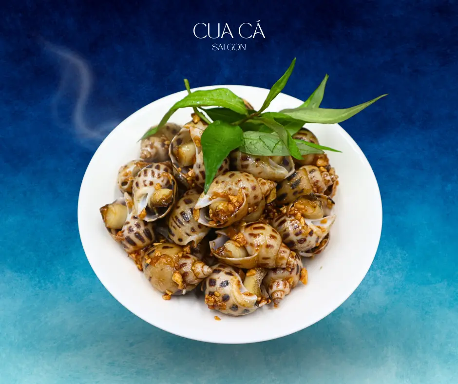 Hình ảnh Ốc Hương Cháy Tỏi 150gr
