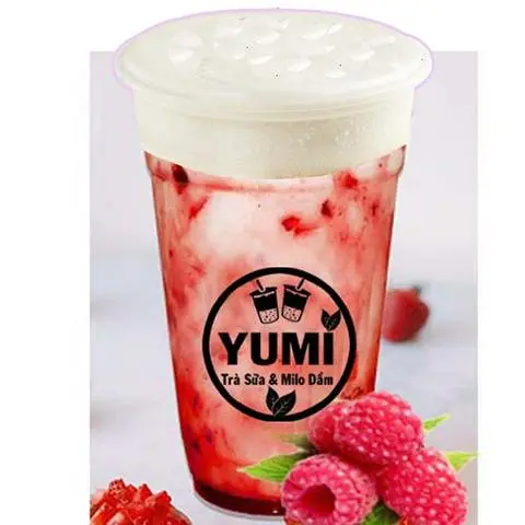Hình ảnh Trà Sữa Phúc Bồn Tử Tươi Dầm Kem Cheese (Size 700ml)