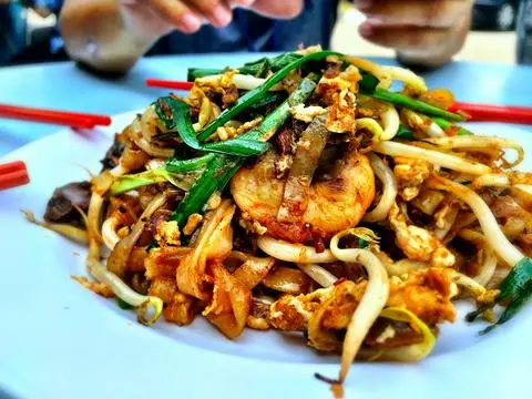 Hình ảnh hủ tiếu xào mã lai