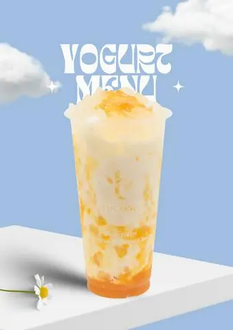 Hình ảnh Sữa chua đào - peach yogurt