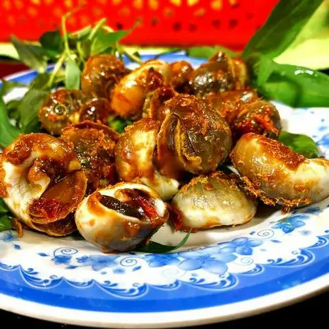 Hình ảnh Ốc mỡ rang muối