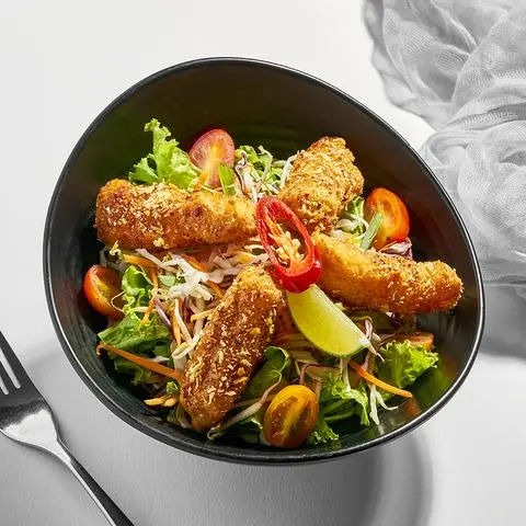 Hình ảnh Mixed Salad Namjim Dry Rub Fish - Sa-Lát Cá Namjim
