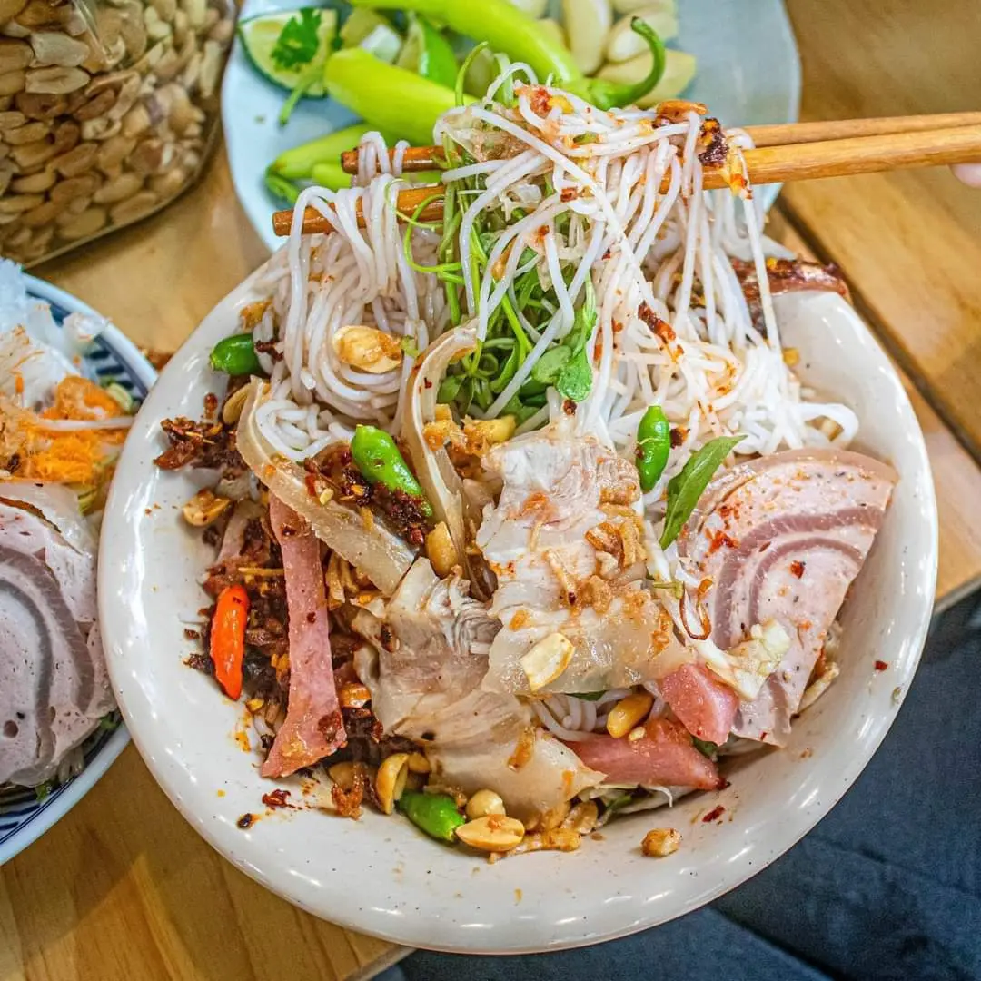 Hình ảnh Bún mắm nêm Huế thịt heo - chả