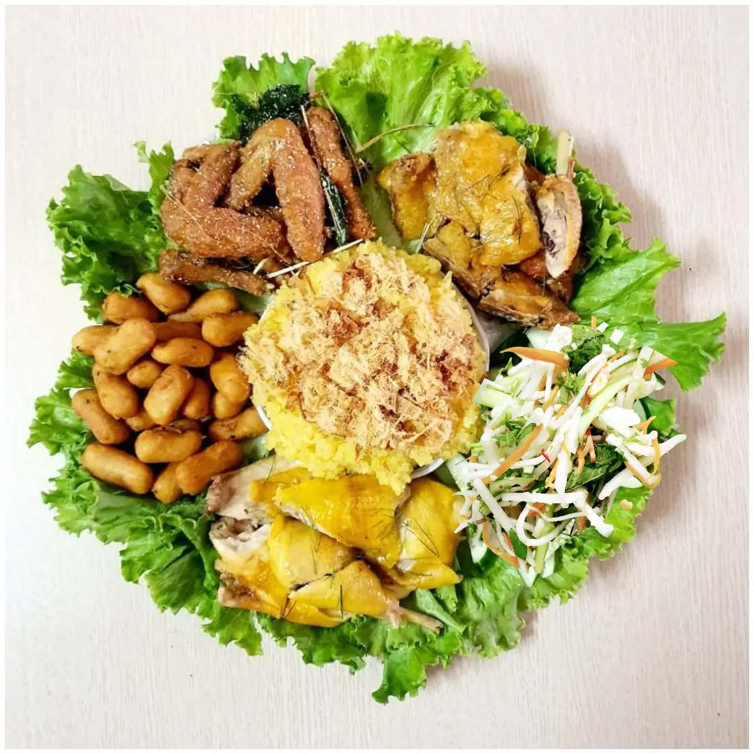 Hình ảnh Mẹt gà 6 món (4 Người ăn)