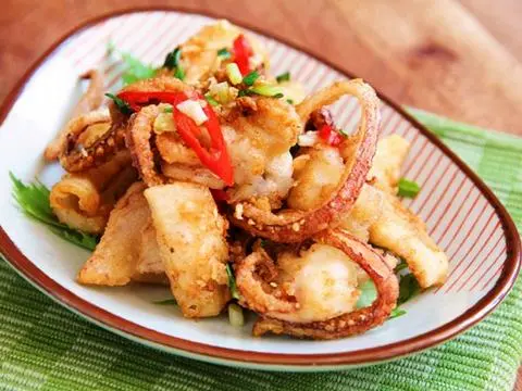 Hình ảnh mực Cháy Tỏi 