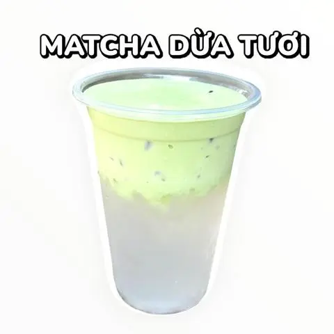 Hình ảnh Matcha dừa tươi