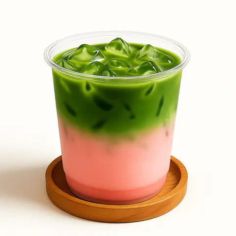Hình ảnh Sữa Mây Hồng Matcha