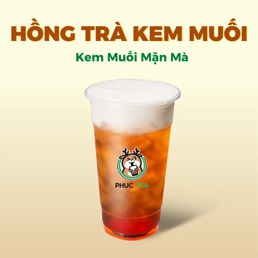 Hình ảnh Hồng Trà Kem Muối (Size M)