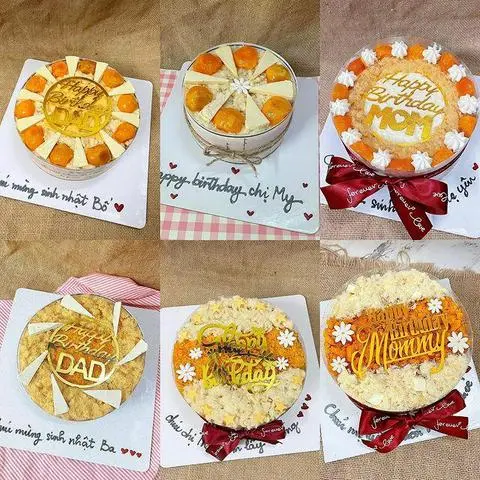 Hình ảnh Bánh sinh nhật trứng muối size 20