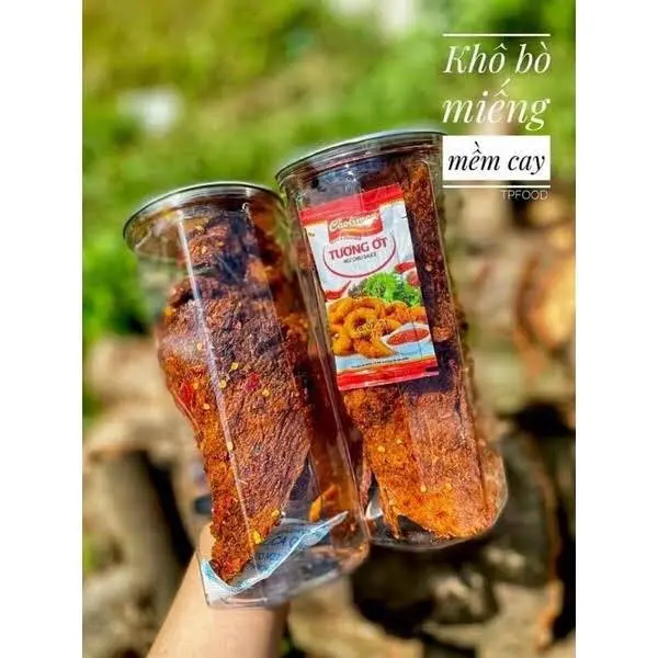 Hình ảnh Khô bò miếng loại mềm 300gr 