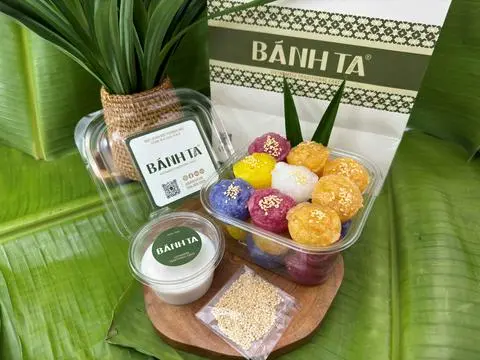 Hình ảnh Mix Bánh Bò Mini Đa Sắc và Bánh Bò Mini Thốt Nốt (size L)