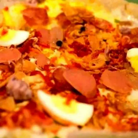 Hình ảnh Bánh Tráng Nướng Chả Bông