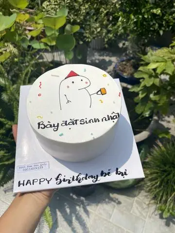 Hình ảnh bánh vẽ bày đặt sinh Nhật 17cm 