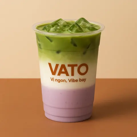 Hình ảnh Matcha latte khoai môn