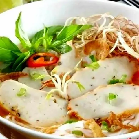 Hình ảnh Bún chả cá chay mộc viên