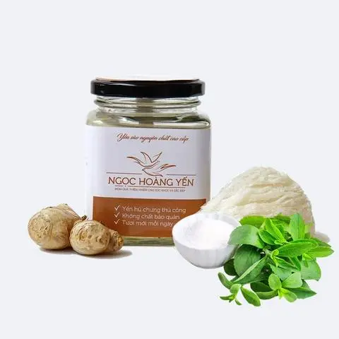 Hình ảnh Yến chưng đường Stevia vị gừng 200ml