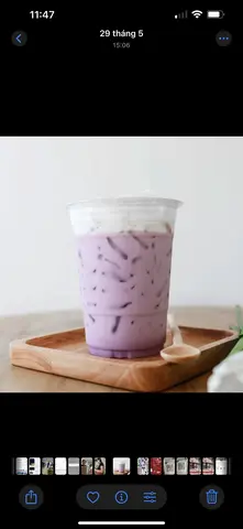 Hình ảnh khoai môn latte sữa oatside 