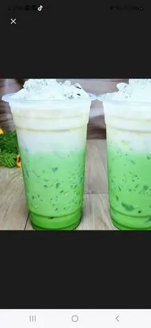 Hình ảnh Sâm dứa sữa tươi ly khủng