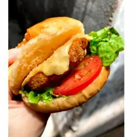 Hình ảnh Hamburger tôm