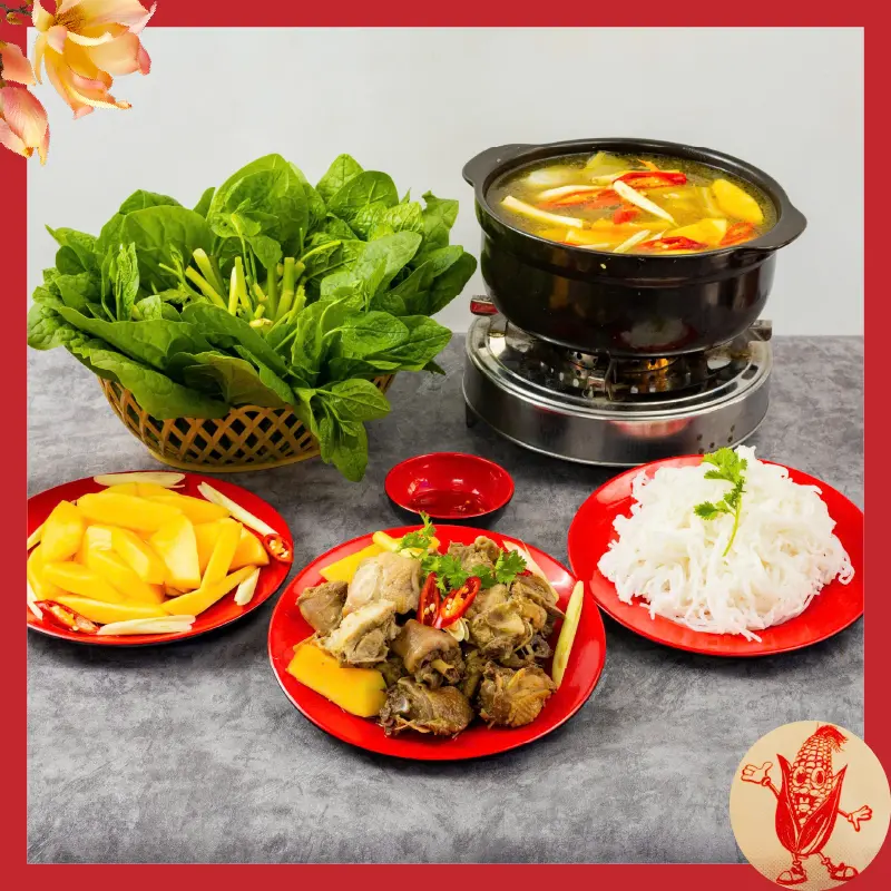 Hình ảnh Lẩu gà hầm sả Nhà Bắp