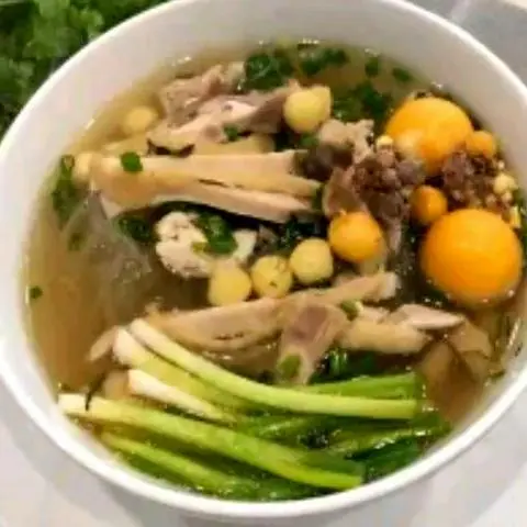 Hình ảnh Miến lòng gà trứng non