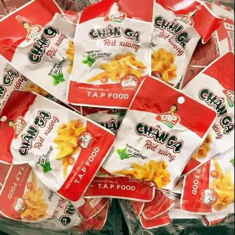 Hình ảnh Chân Gà Cay Rút Xương Việt Nam 29g - 10 Bịch