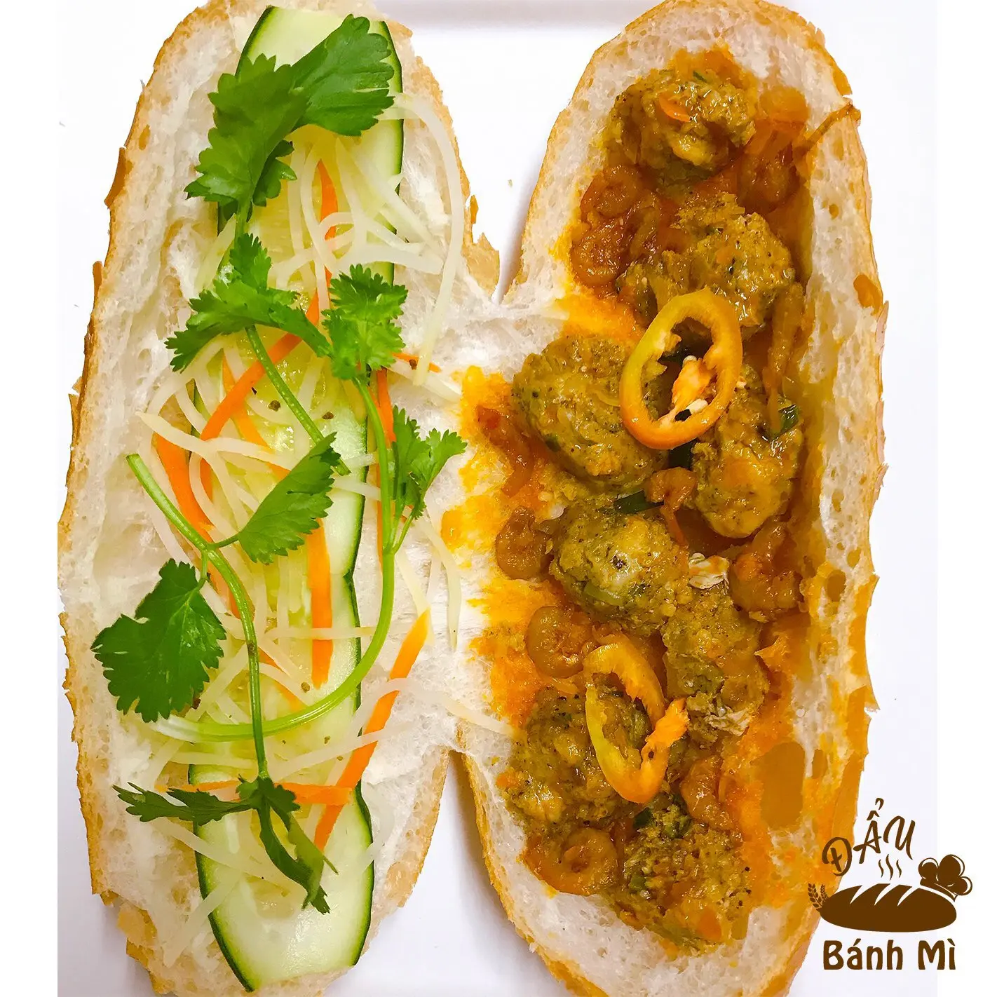 Hình ảnh Bánh Mì 1965 Xíu mại tôm khô