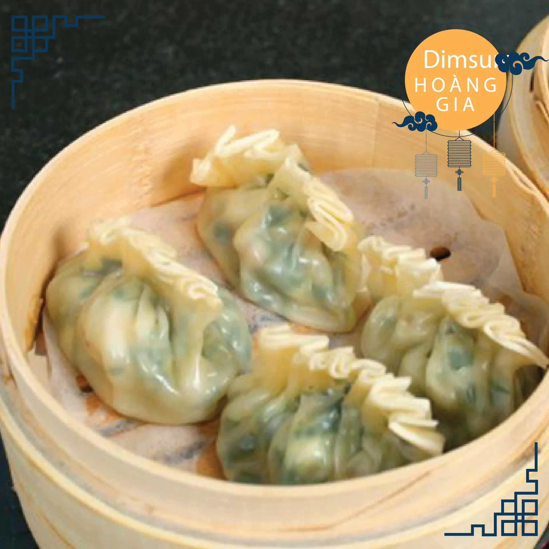 Hình ảnh Sủi Cảo Hải Sản Phô Mai/Seafood & Cheese Dumpling - 04 Viên