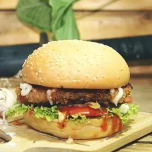 Hình ảnh Hamburger bò - tôm