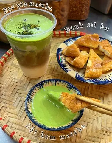 Hình ảnh Bạc xĩu kem matcha 