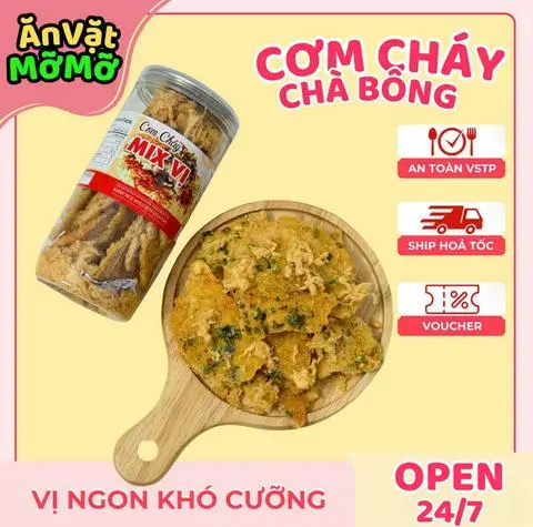 Hình ảnh Cơm Cháy Chà Bông Nhà Làm Không Pha 300g