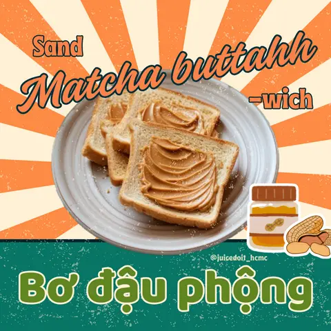 Hình ảnh Sandwich phết bơ đậu phộng