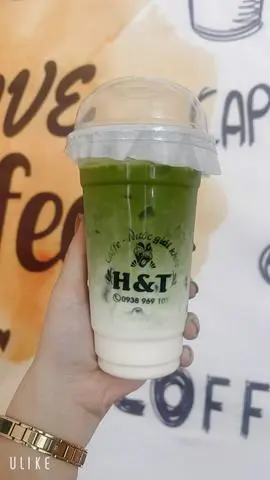Hình ảnh Matcha latte muối