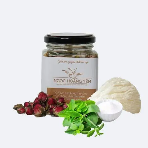 Hình ảnh Yến chưng hồng hoa đường Stevia 200ml