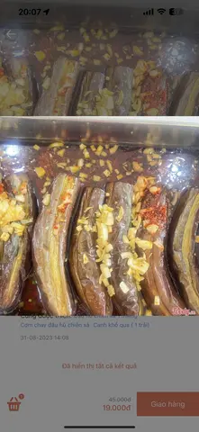 Hình ảnh cà tím chiên mắm 