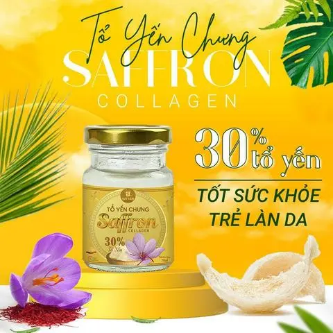 Hình ảnh Yến chưng sẵn nhuỵ hoa nghệ tây Saffron