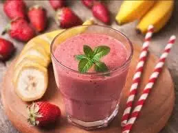 Hình ảnh Strawberry - banana smoothies