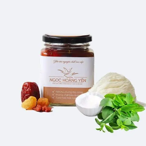 Hình ảnh Yến chưng táo tàu nhãn nhục câu kỷ tử đường Stevia 200ml