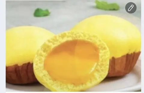 Hình ảnh bánh bao hoang kim trứng muối(2 cái)